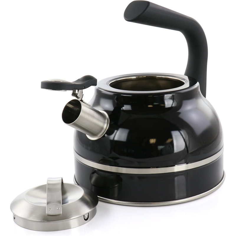 ORIXFORCE Stovetop Tea Kettle, Black