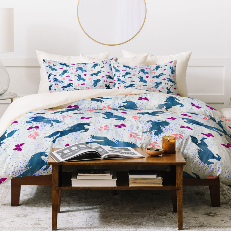 Modern & Contemporary Polyester Duvet Cover, King