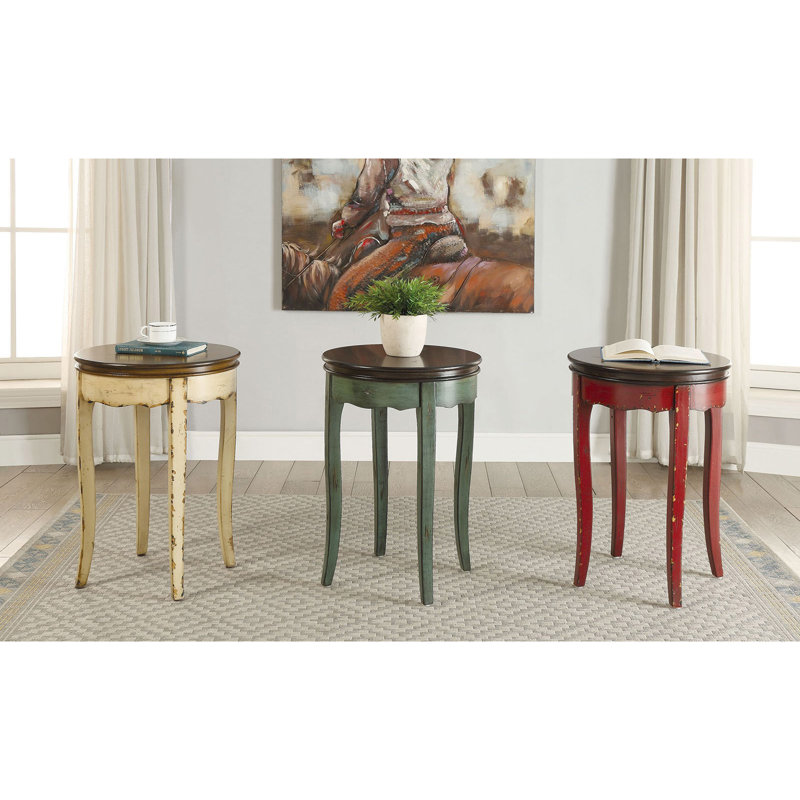 Ardin End Table, Red