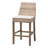 Radele Upholstered Counter Stool with Solid Wood Frame