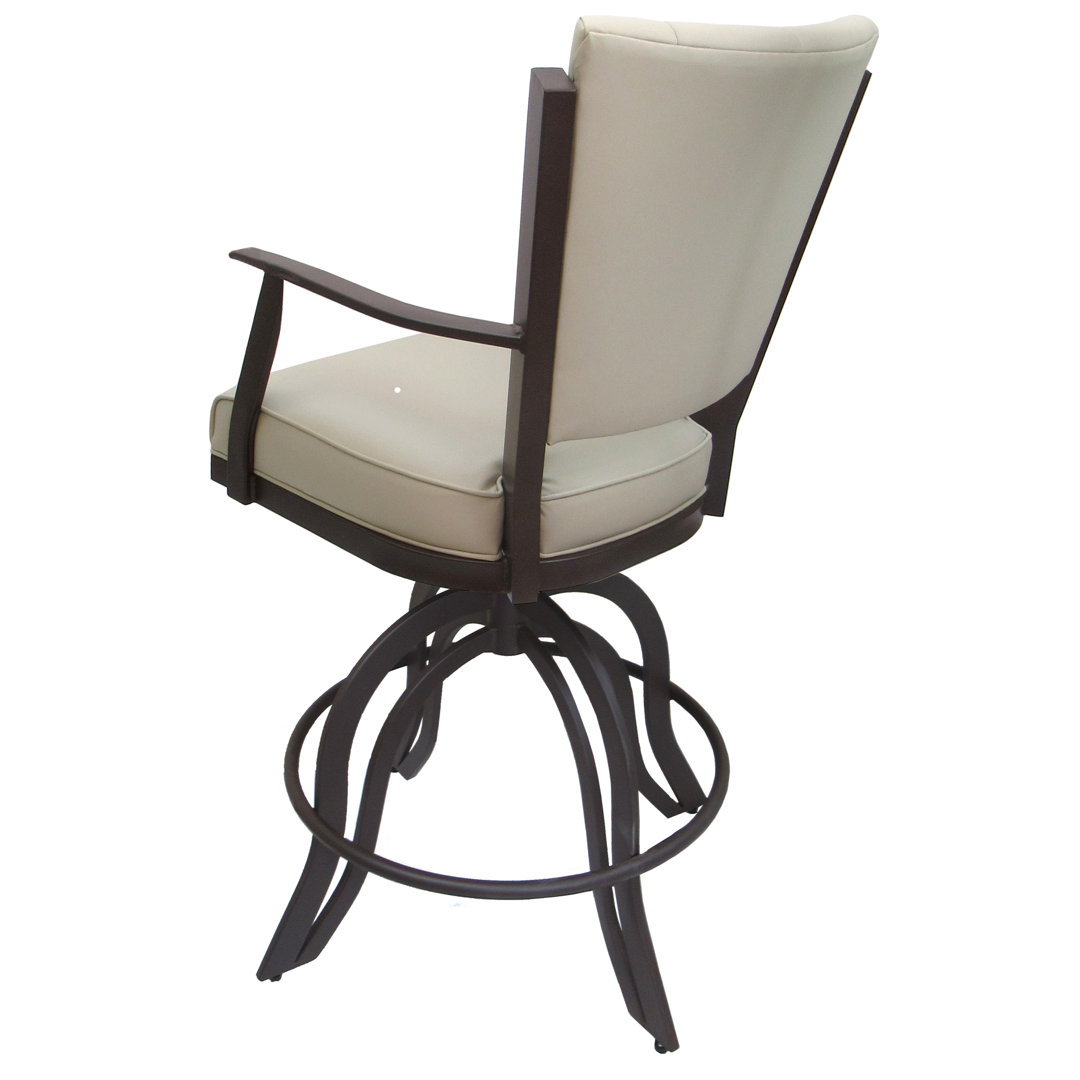 Metal Swivel Bar Stool Tobias Designs Seat 
