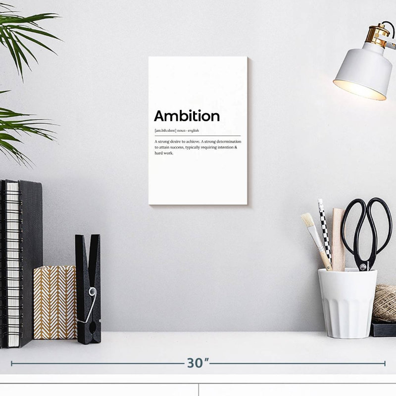 Ambition Definition Light, 12" H x 8" W