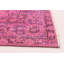 Tapis rose foncé en laine noué à la main de conception unique 2000 pi 3 pi 8 po x 6 pi 7 po Odiamehi