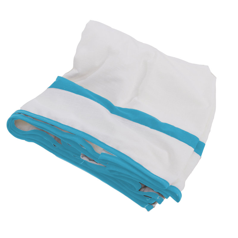 Volant poussière pour lit de bébé Dehart, Aigue-marine