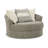 Upholstered Swivel Chair And A Half