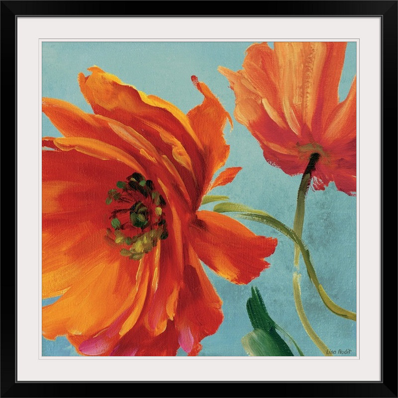 Flamboyant Modern & Contemporary, 16" H x 16" W x 1.5" D, Canvas