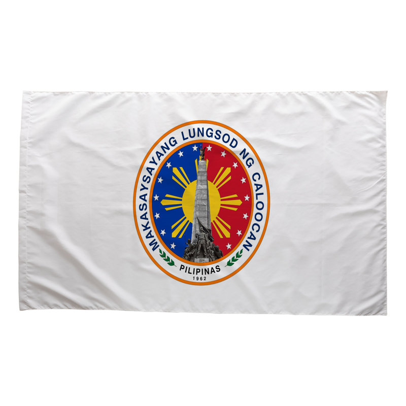Drapeau de la ville de Caloocan - drapeau extérieur