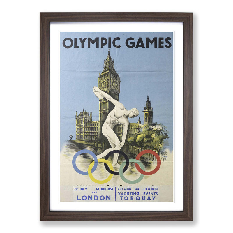 Single Picture Frame Print, Walnut