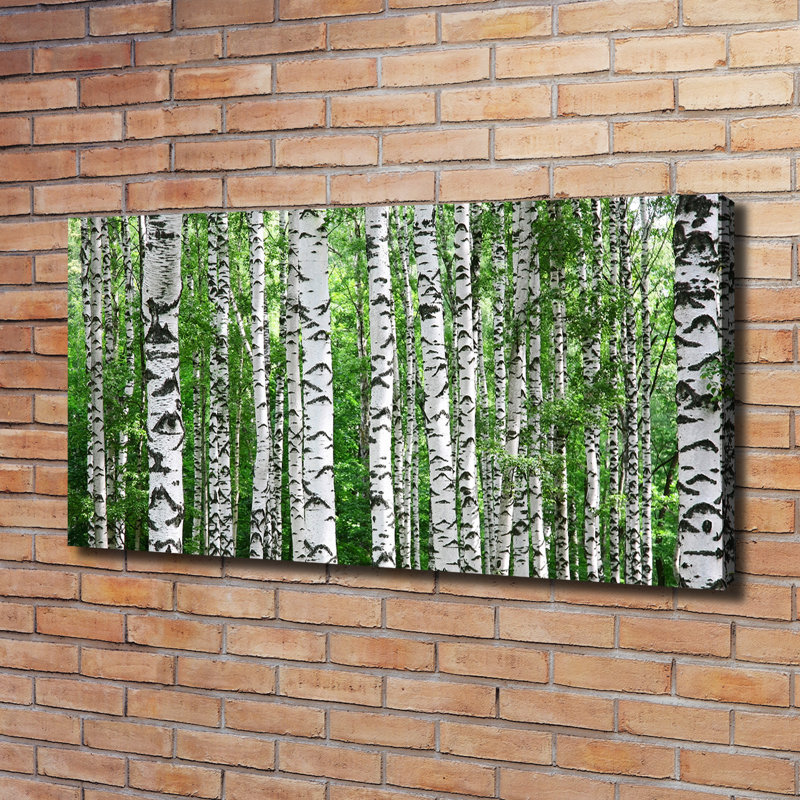 Birches - Wrapped Canvas Print