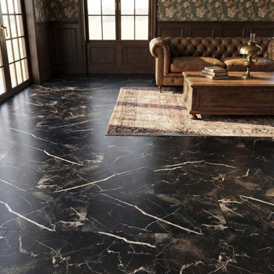 6 Mil X 12 In. W X 24 In. L Peel And Stick Flooring Tile, Water Resistant Vinyl Tile Flooring (60 Sq.ft./case)