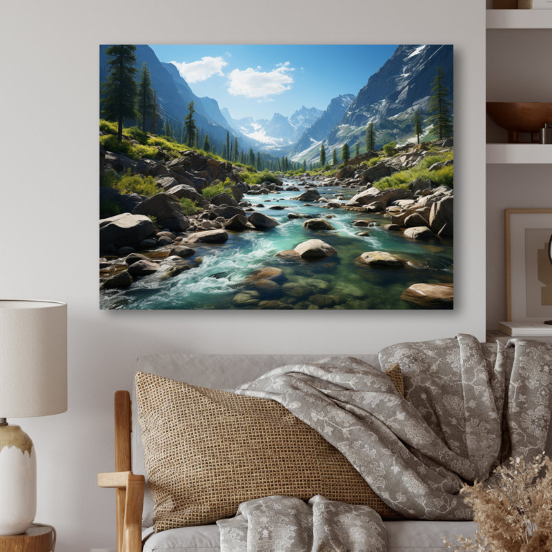 États-Unis, parc national de Yosemite, paysage II, H 30 po x l 40 po