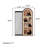 Minimalist Retro Pegboard Storage Full-Length Mirror-110939618