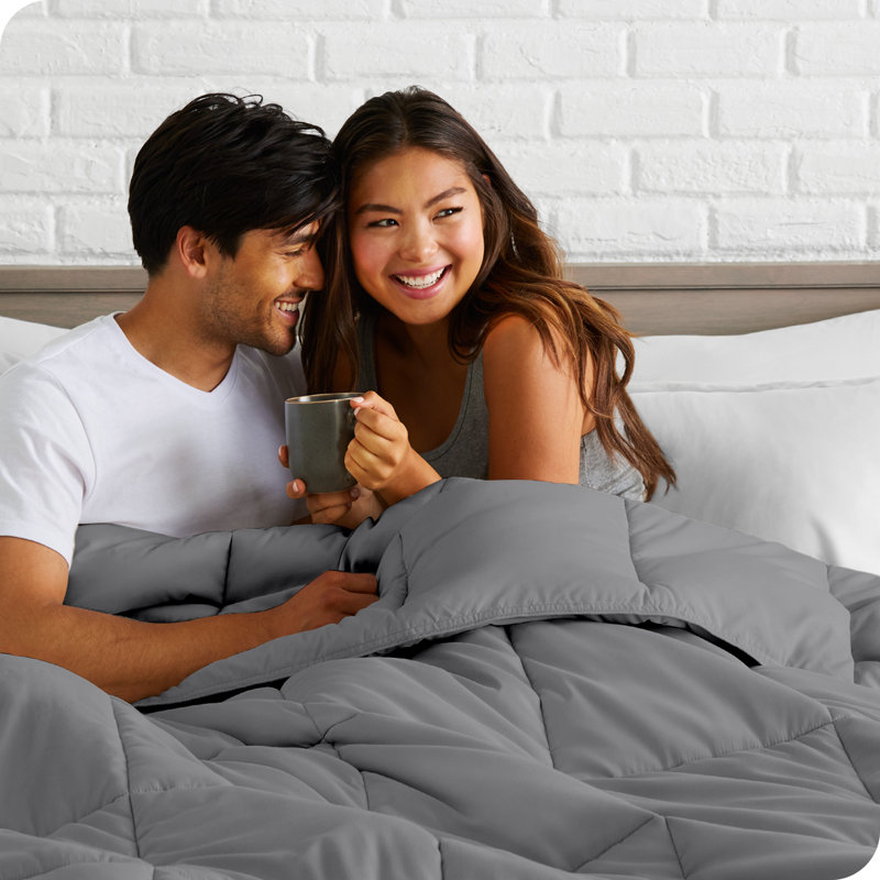 Insertion de couette en duvet synthétique, Simple/Simple TG, Gris
