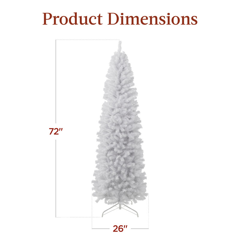 Artificial Pine Christmas Tree, 6'