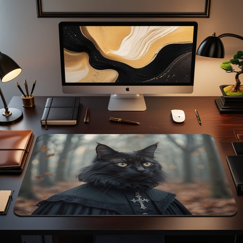 Polyester Desk Pad, 23.6x13.8