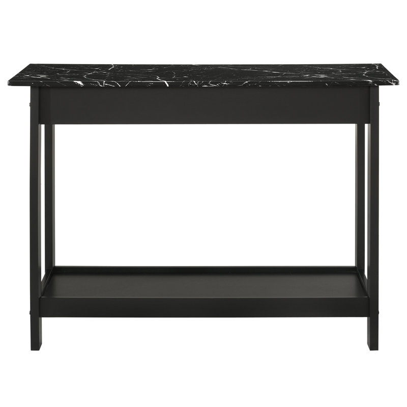 Console 41,75 po Arnardo, Noir, Noir