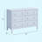 Sammy Scallop 6-Drawer Dresser-102745938