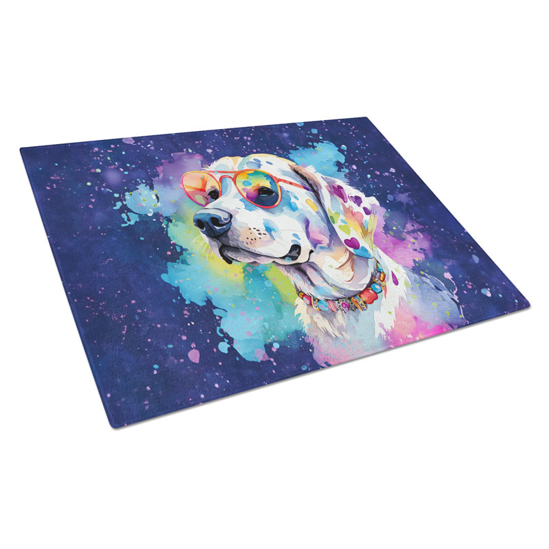 Hippie Dawg Glass Cutting Board Large