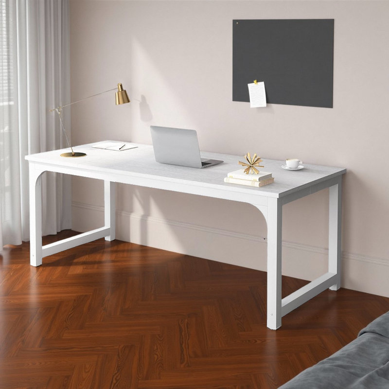 Bureau d'ordinateur 70,8 po, Blanc