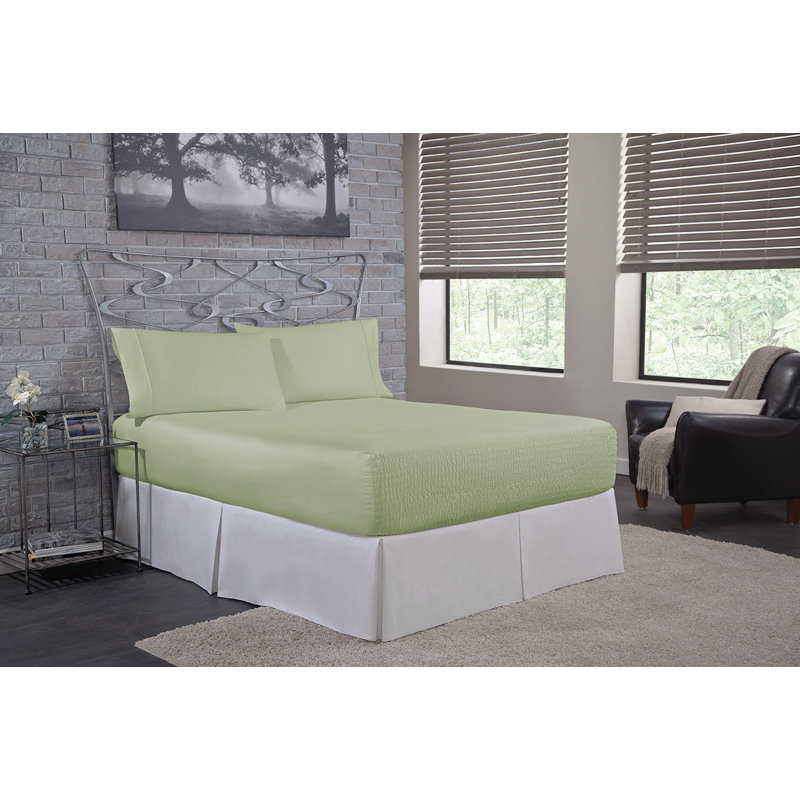 Ensemble de draps 500TC, Vert, Très grand