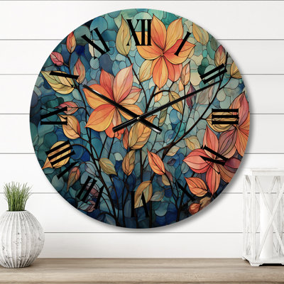Horloge murale en bois massif Antonion