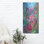  «My Heart Blooms For You 1» par Dorothy Fagan, art mural en métal