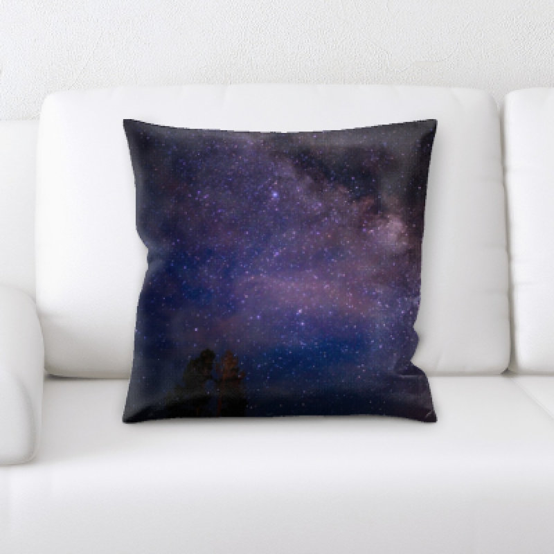Microsuede Throw Pillow