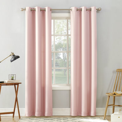 Marlowe Casual Textured Semi-Sheer Grommet Curtain Panel