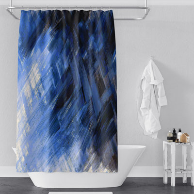 Rideau de douche abstrait Baryte
