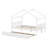 Annais Wooden House Bed with Trundle-958705448-958705453