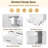 Nebo Single Bathroom Vanity with Ceramic Top-500298480-500298486-517588417