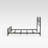 Gillard Industrial Metal Snap Assembled Bed Frame-764219696