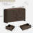Cevat Rattan 7-Drawers Dresser，Thickened Curved Profile Design-1924621438