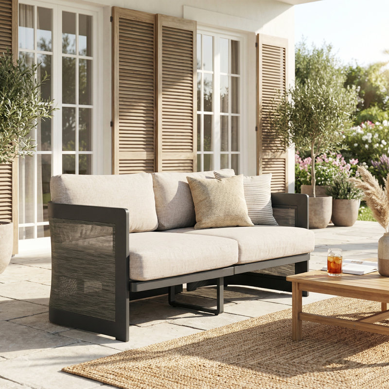Causeuse d'extérieur en aluminium Vento Modern