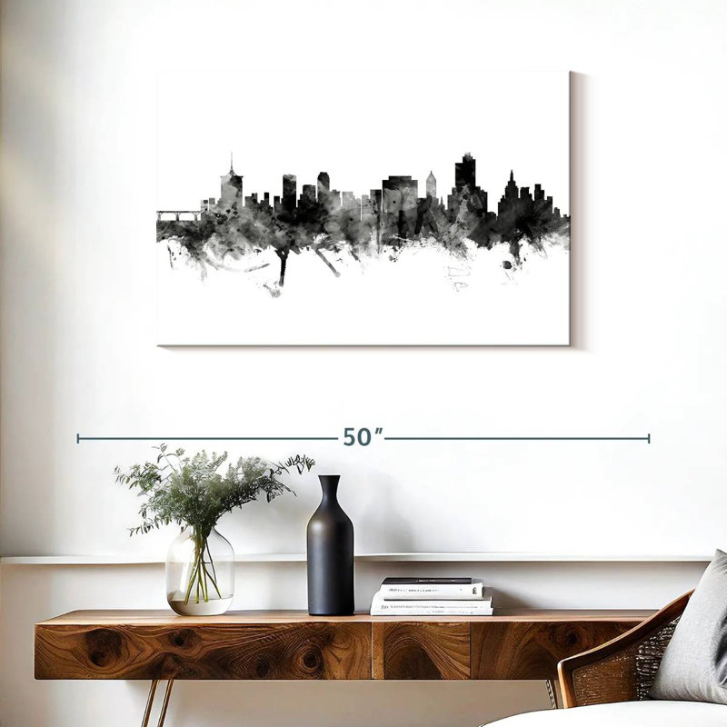 Tulsa Oklahoma Skyline IV, H 24 po x l 36 po