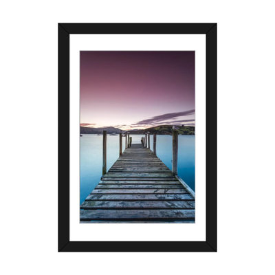 " Pier At Sunset II, Akaroa Harbour, Akaroa, Banks Peninsula, Canterbury, South Island, New Zealand " by Matteo Colombo