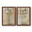 Cloake in Mist I - ensemble de 2 peintures encadrées-441760586-441760587
