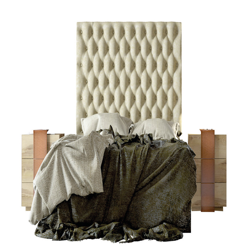 London Upholstered Headboard, Queen