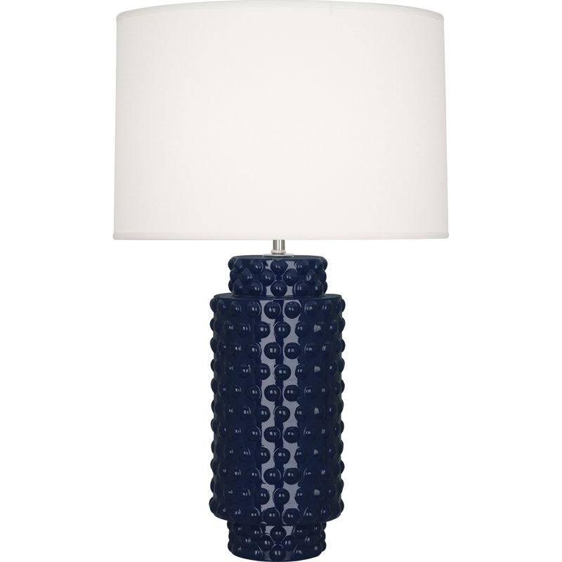 Petite lampe d'appoint Dolly, H 27,5 po x l 17 po x P 17 po, Minuit minuit