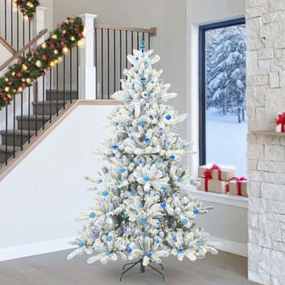Artificial Hinged Christmas Tree with 300 LEDs