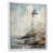 White Floater Framed