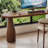 Simple Solid Wood Brown Pine L-Shaped Desk-937870333
