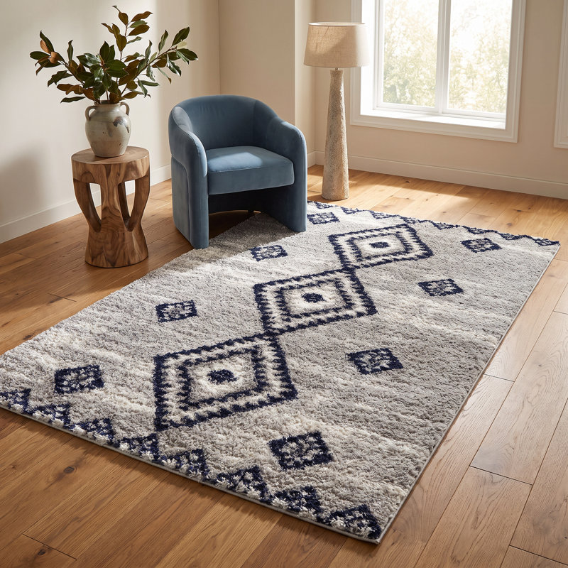 Moroccan Indoor Rug, Rectangle 5'3" x 7'7"