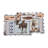 No Pattern And Not Solid Colour Cotton Blend Table Runner