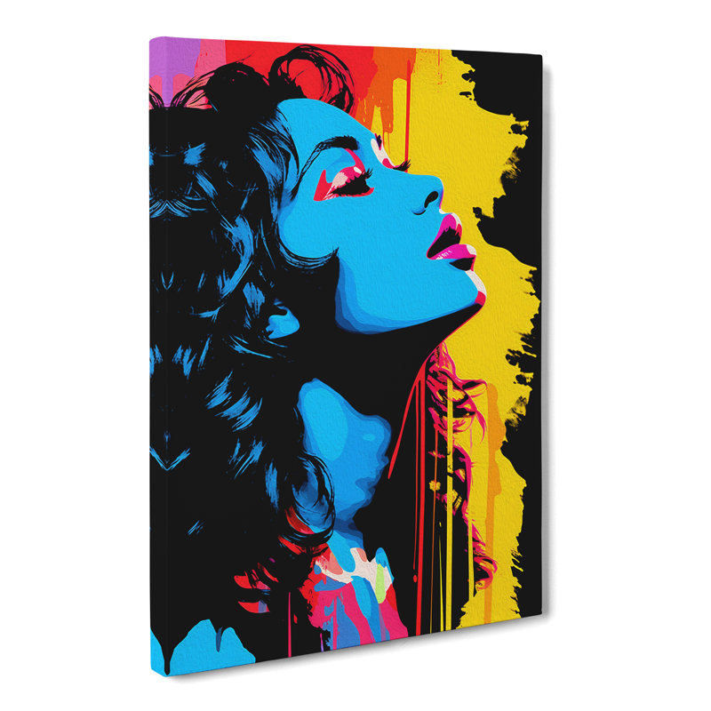 Woman Pop - Wrapped Canvas, 76cm H x 50cm W x 3cm D