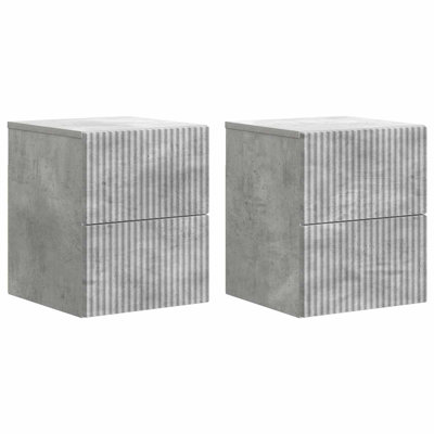 33cm W Manufactured Wood Bedside Table