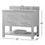 Ensemble de meuble-lavabo simple 42 po Keri-1091947754