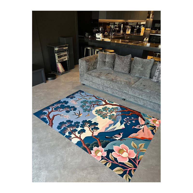 Tapis décoratif lavable à la machine Paris, Tapis de couloir 3 pi 3 po x 6 pi 7 po inclus