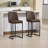 Modern Upholstered Counter Height Bar Stool With Metal Frame-109605483-109605480