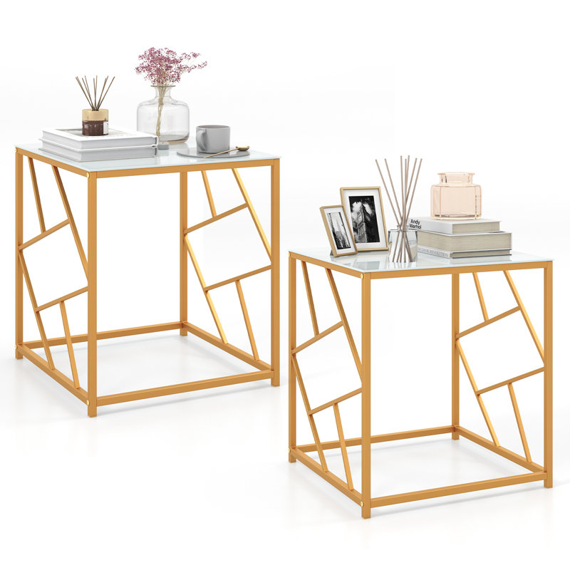 Stoilana Glass Top Coffee Table